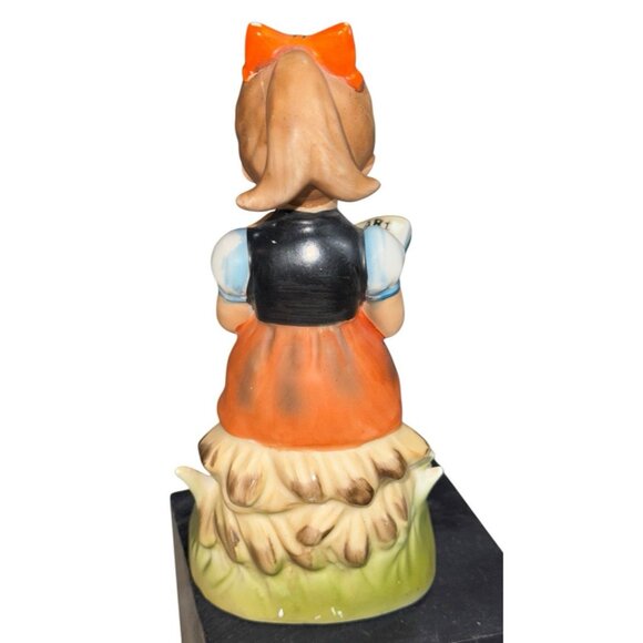 Vintage Erich Stauffer Figurine Girl Studying Arnart Creation Japan 1950's. 6' H - Picture 4 of 11